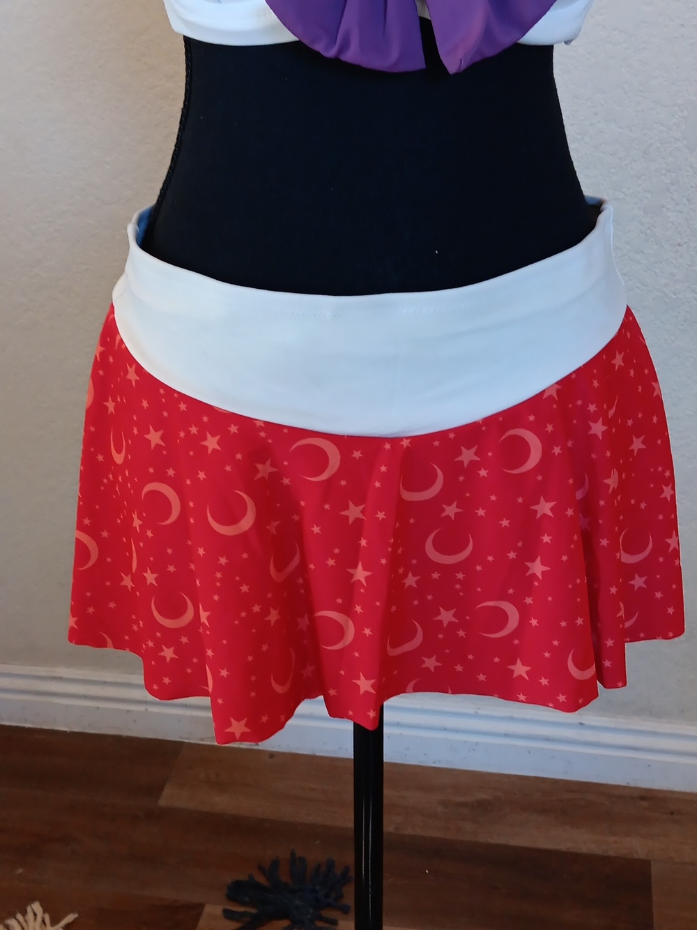 Sailor Moon Bikini Set Red With Purple Gem Plus Size Size 0 - Picture 3 of 12